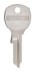 HILLMAN Traditional Key House/Office Key Blank 136 Single For USPS Mailbox locks Silver - Case of 4