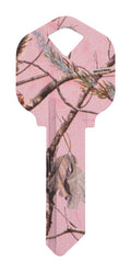 HILLMAN RealTree Pink House/Office Universal Key Blank Single Pink - Case of 6