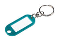 Hillman Metal/Plastic Assorted Labeling/ID Key Ring - Case of 5