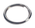 HILLMAN Tempered Steel Silver Split Rings/Cable Rings Key Ring - Case of 50