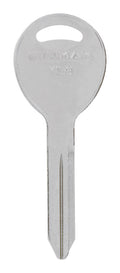 HILLMAN Traditional Key Automotive Key Blank Double For Chrysler Silver - Case of 10