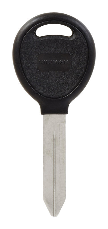 HILLMAN Traditional Key Automotive Key Blank Double For Chrysler Black/Silver - Case of 5