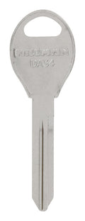 HILLMAN Traditional Key Automotive Key Blank Double For Nissan Silver - Case of 10
