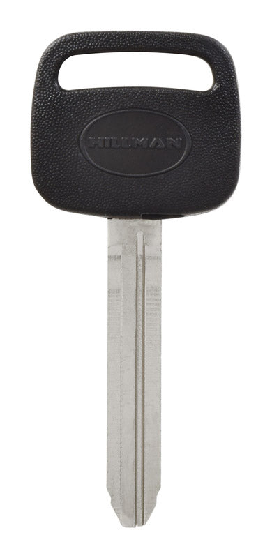 HILLMAN Traditional Key Automotive Key Blank Double For Toyota Black/Silver - Case of 5