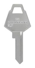 HILLMAN Mailbox Universal Key Blank XL7 Single Silver - Case of 10