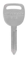 HILLMAN Traditional Key Automotive Key Blank Double For GM Silver - Case of 10