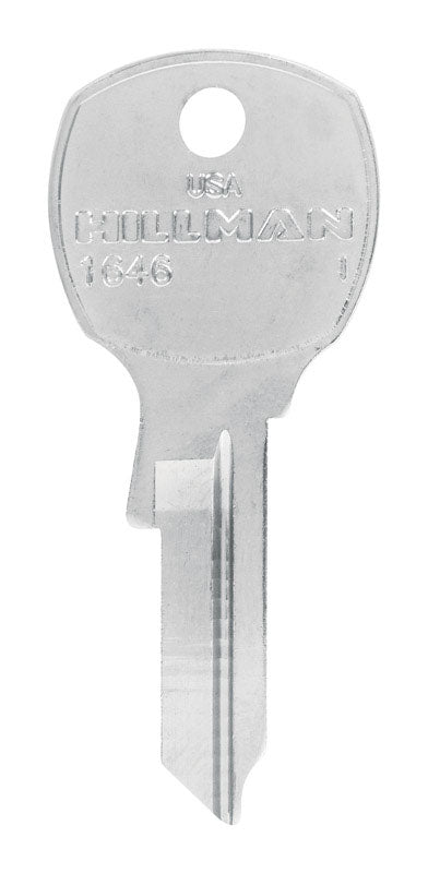 HILLMAN Traditional Key Mailbox Key Blank Single For USPS Locks Silver - Case of 10