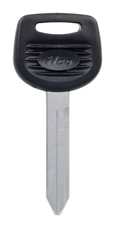 HILLMAN Traditional Key Automotive Key Blank Double For Freightliner Black/Silver - Case of 5