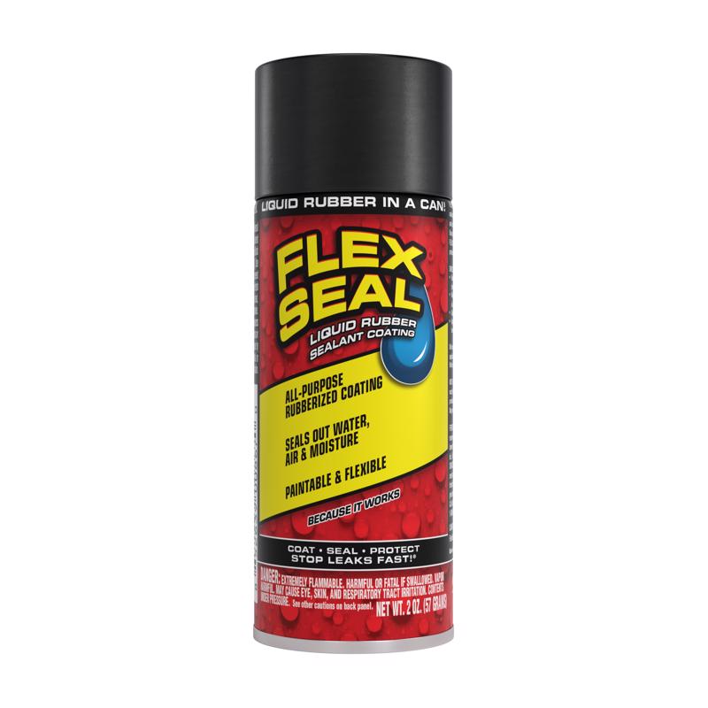 Flex Seal Family of Products Flex Seal MINI Black Rubber Spray Sealant 2 oz - Case of 12