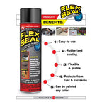 Flex Seal Family of Products Flex Seal MINI Black Rubber Spray Sealant 2 oz - Case of 12