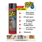 Flex Seal Family of Products Flex Seal MINI Black Rubber Spray Sealant 2 oz - Case of 12