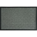 Southern Oaks 18 in. W X 30 in. L Gray Parquet Rubber Door Mat