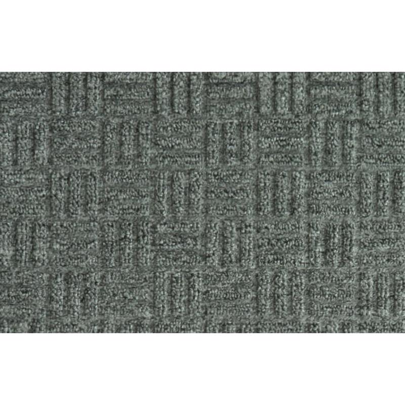 Southern Oaks 18 in. W X 30 in. L Gray Parquet Rubber Door Mat