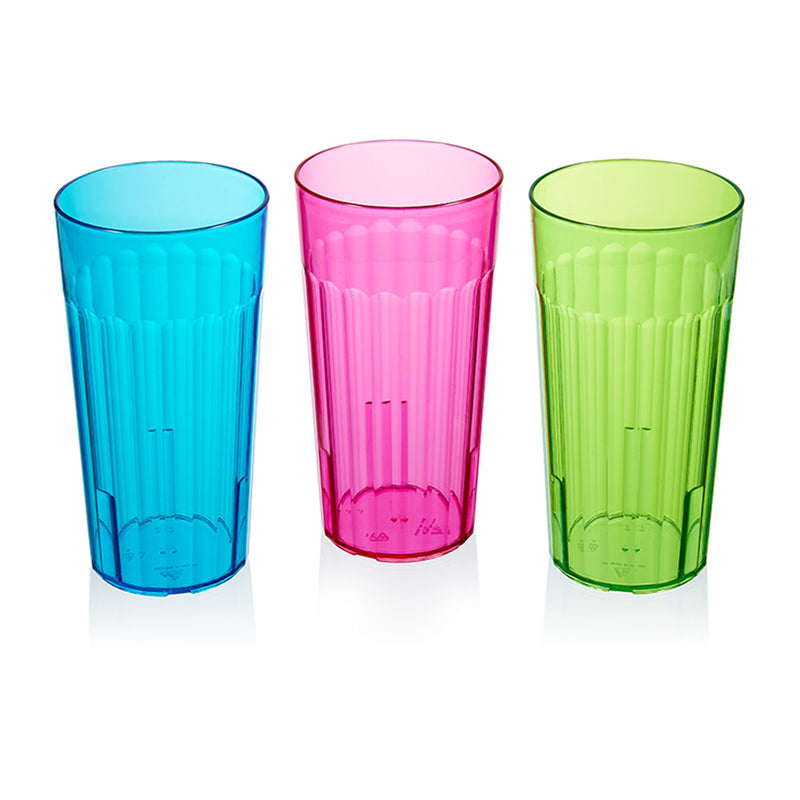 Arrow Home Products 30 oz Assorted BPA Free Rainbow Tumbler Tumbler - Case of 24