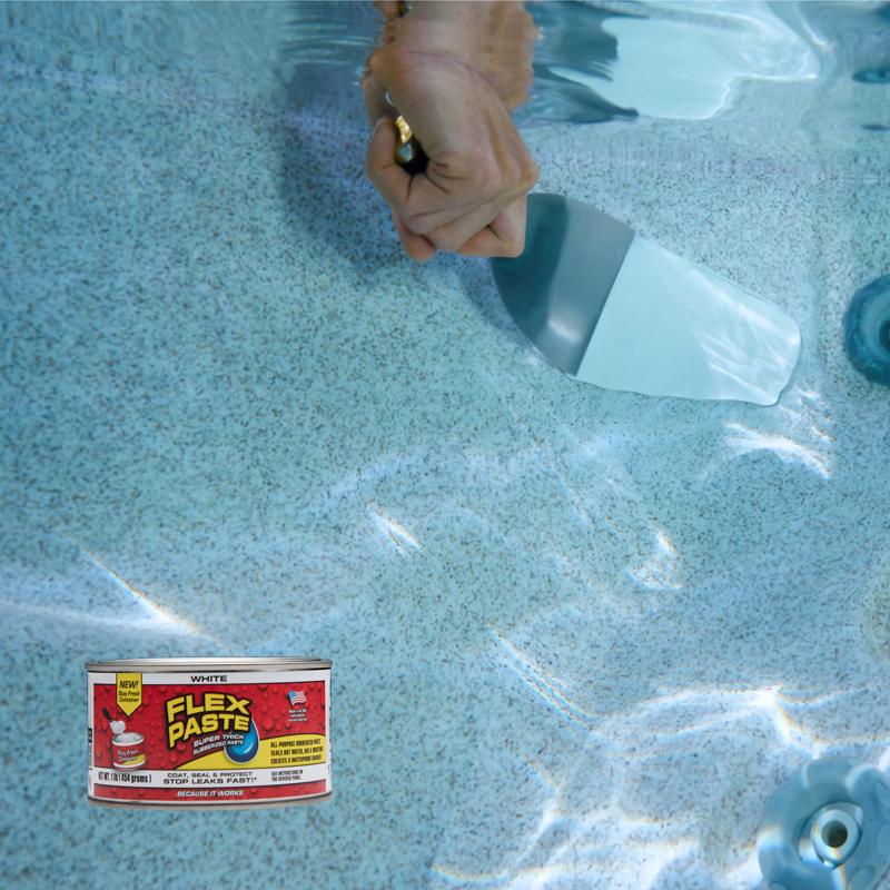 Flex Seal Family of Products Flex Paste White Rubberized Paste 8.75 fl. oz.