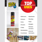 Flex Seal Family of Products Flex Seal MAX Black Rubber Spray Sealant 17 oz - Case of 4