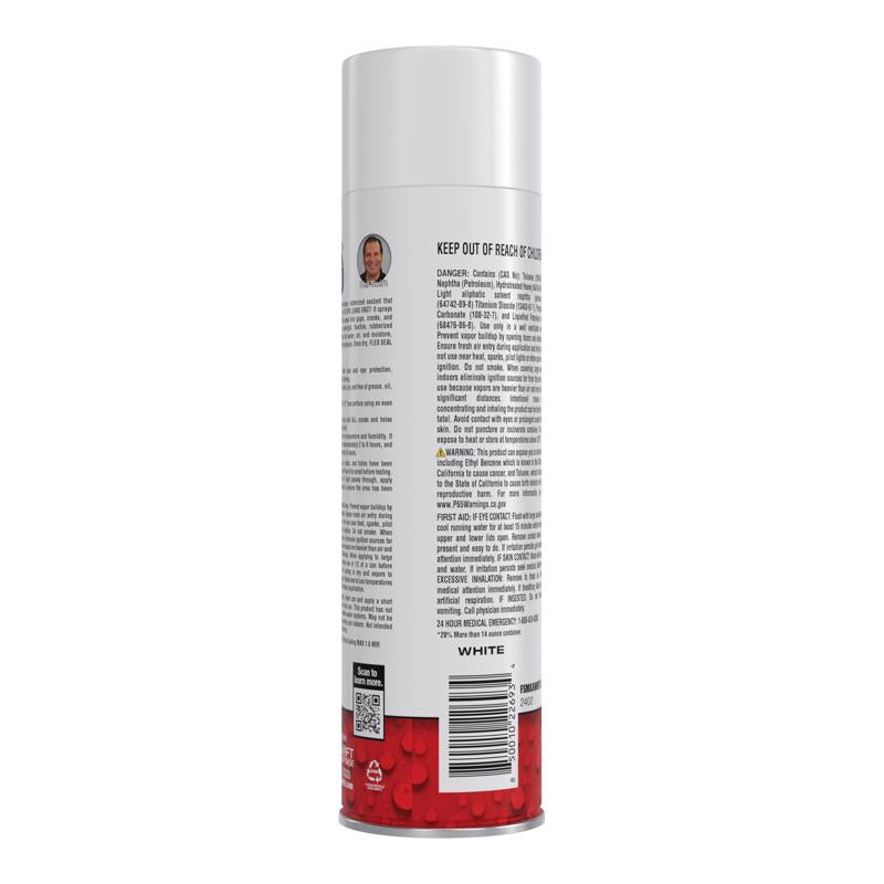 Flex Seal Family of Products Flex Seal MAX White Rubber Spray Sealant 17 oz - Case of 4