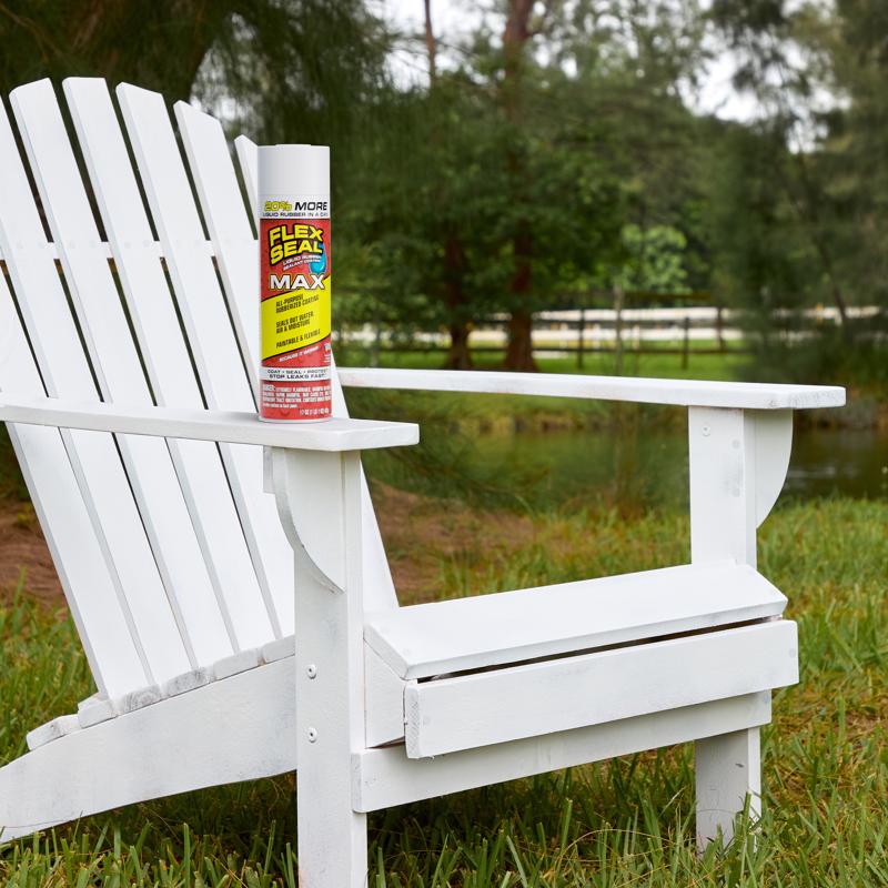 Flex Seal Family of Products Flex Seal MAX White Rubber Spray Sealant 17 oz - Case of 4