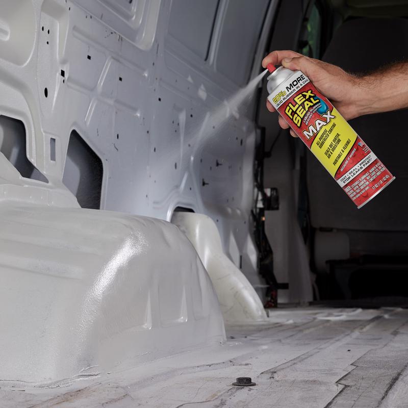 Flex Seal Family of Products Flex Seal MAX White Rubber Spray Sealant 17 oz - Case of 4