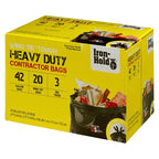Iron-Hold 42 gal No Scent Contractor Bags Wing Ties 20 pk - Case of 4