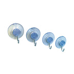 Crawford Small Plastic Suction Cup Hook 4 pk - Case of 12