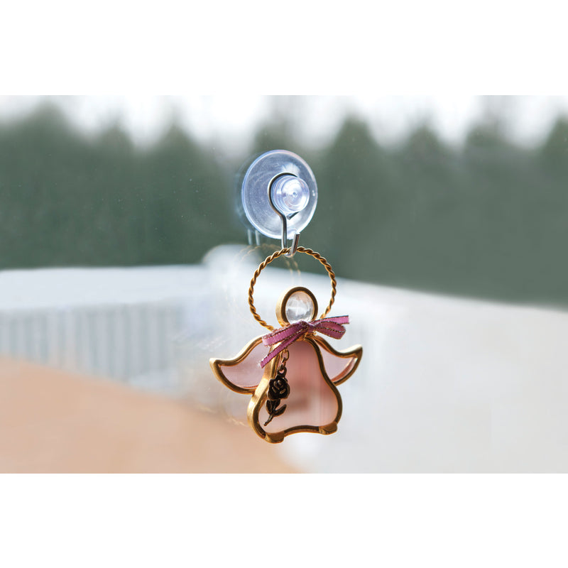 Crawford Small Plastic Suction Cup Hook 4 pk - Case of 12