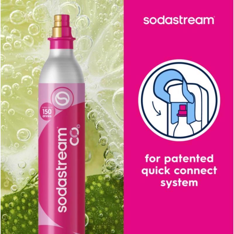 SodaStream Quick Connect Pink 60 L CO2 Cylinder 1 pk - Case of 18