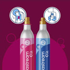 SodaStream Quick Connect Pink 60 L CO2 Cylinder 1 pk - Case of 18