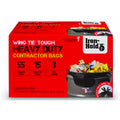Iron-Hold 55 gal No Scent Contractor Bags Wing Ties 15 pk - Case of 4