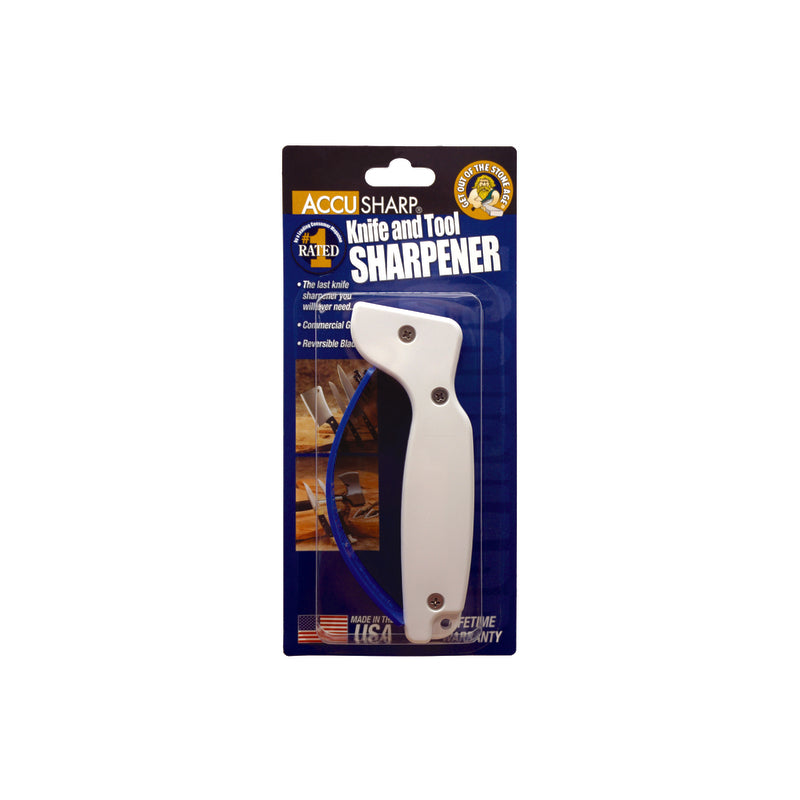AccuSharp Gloss Tungsten Carbide 1 stage Knife and Tool Sharpener