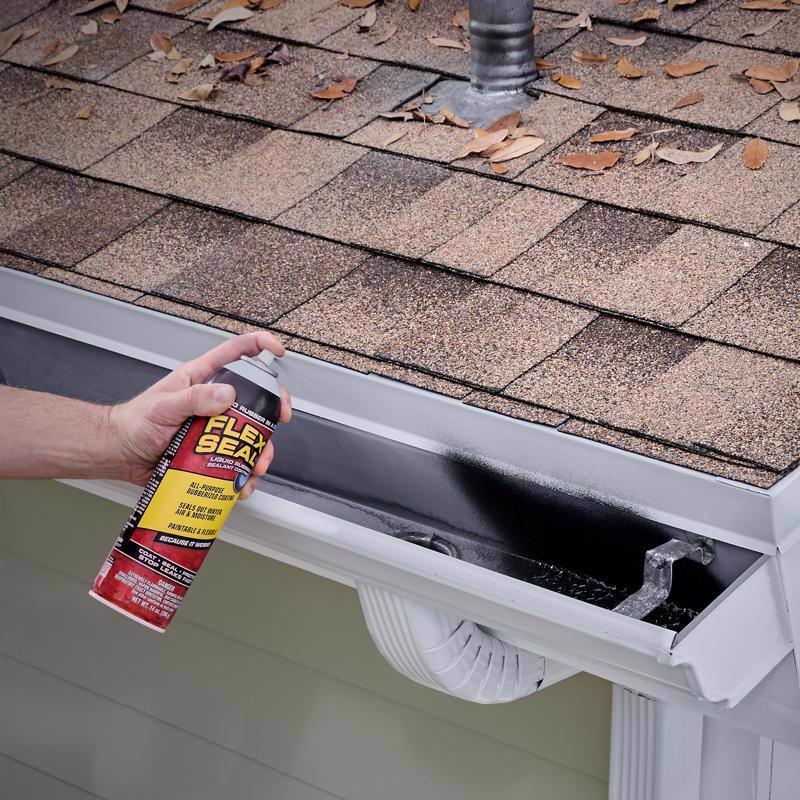 Flex Seal Family of Products Flex Seal Black Rubber Spray Sealant 14 oz - Case of 6