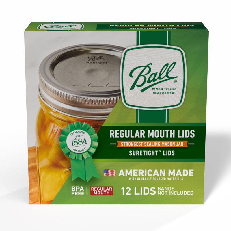 Ball Regular Mouth Canning Lid 12 pk - Case of 24