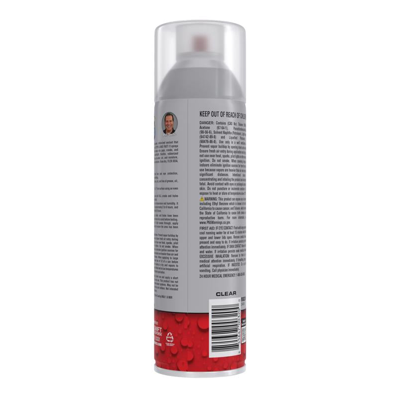 Flex Seal Family of Products Flex Seal Clear Rubber Spray Sealant 14 oz - Case of 6