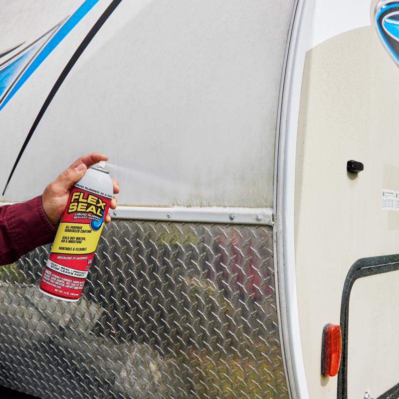 Flex Seal Family of Products Flex Seal Clear Rubber Spray Sealant 14 oz - Case of 6