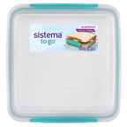 Sistema 15.2 oz Clear Sandwich Box 1 pk - Case of 9
