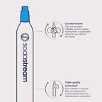SodaStream Screw In Fresh Blue 60 L CO2 Cylinder 1 pk - Case of 18