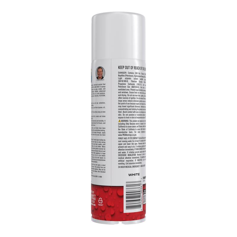 Flex Seal Family of Products Flex Seal White Rubber Spray Sealant 14 oz - Case of 6