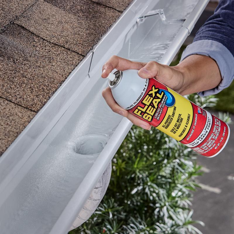 Flex Seal Family of Products Flex Seal White Rubber Spray Sealant 14 oz - Case of 6