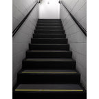 Skid Guard 6 in. W X 24 in. L Black/Yellow Stair Tread