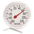 Taylor Dial Thermometer Plastic White 6 in. - Case of 6