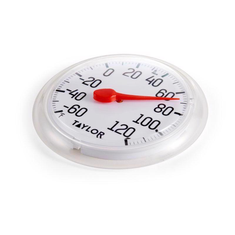 Taylor Dial Thermometer Plastic White 6 in. - Case of 6