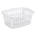 Sterilite White Plastic Laundry Basket - Case of 12