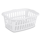 Sterilite White Plastic Laundry Basket - Case of 12