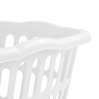 Sterilite White Plastic Laundry Basket - Case of 12