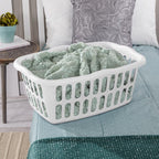 Sterilite White Plastic Laundry Basket - Case of 12