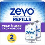 Zevo Refill Kit 4 in. W X 7 in. L Gray/White 2 ct - Case of 8