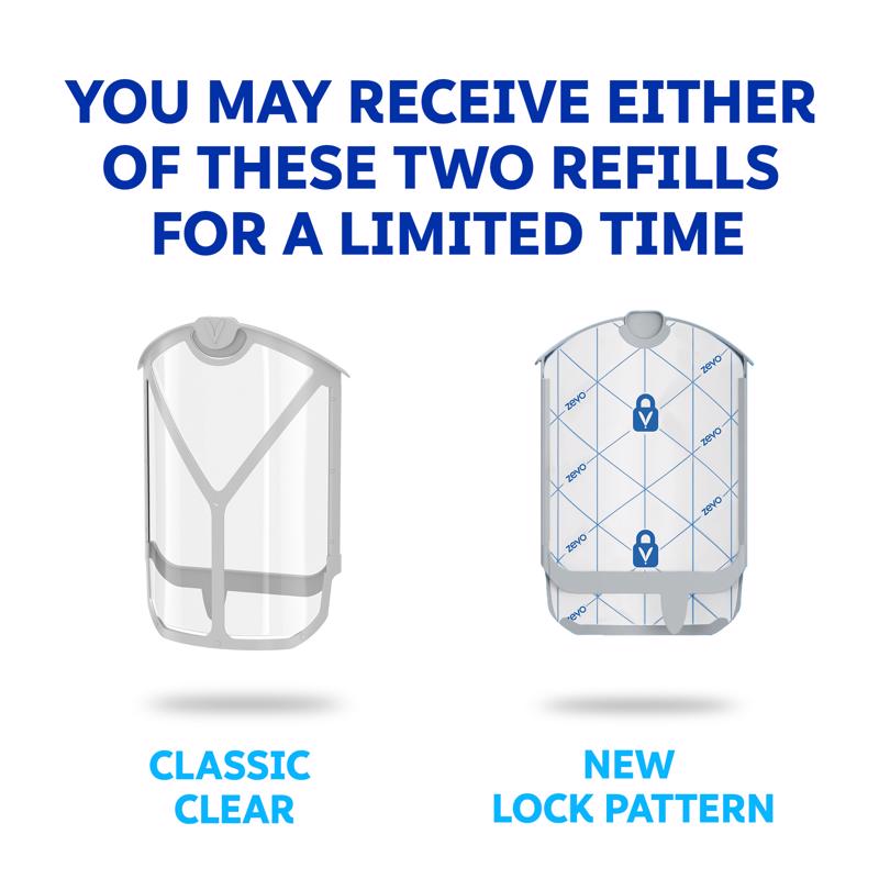 Zevo Refill Kit 4 in. W X 7 in. L Gray/White 2 ct - Case of 8