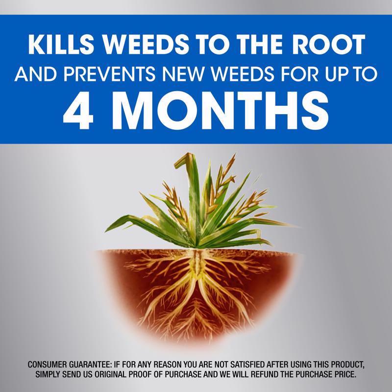 Roundup Dual Action Weed and Grass Killer RTU Liquid 1.25 gal - Case of 4