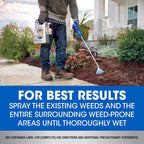 Roundup Dual Action Weed and Grass Killer RTU Liquid 1.25 gal - Case of 4