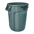 Rubbermaid Brute 32 gal Gray Plastic Garbage Can - Case of 6